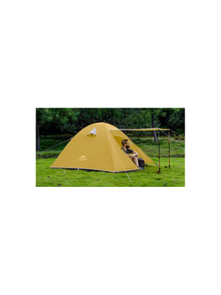 Палатка Naturehike P-Series 2-местная, алюминиевый каркас, желтая