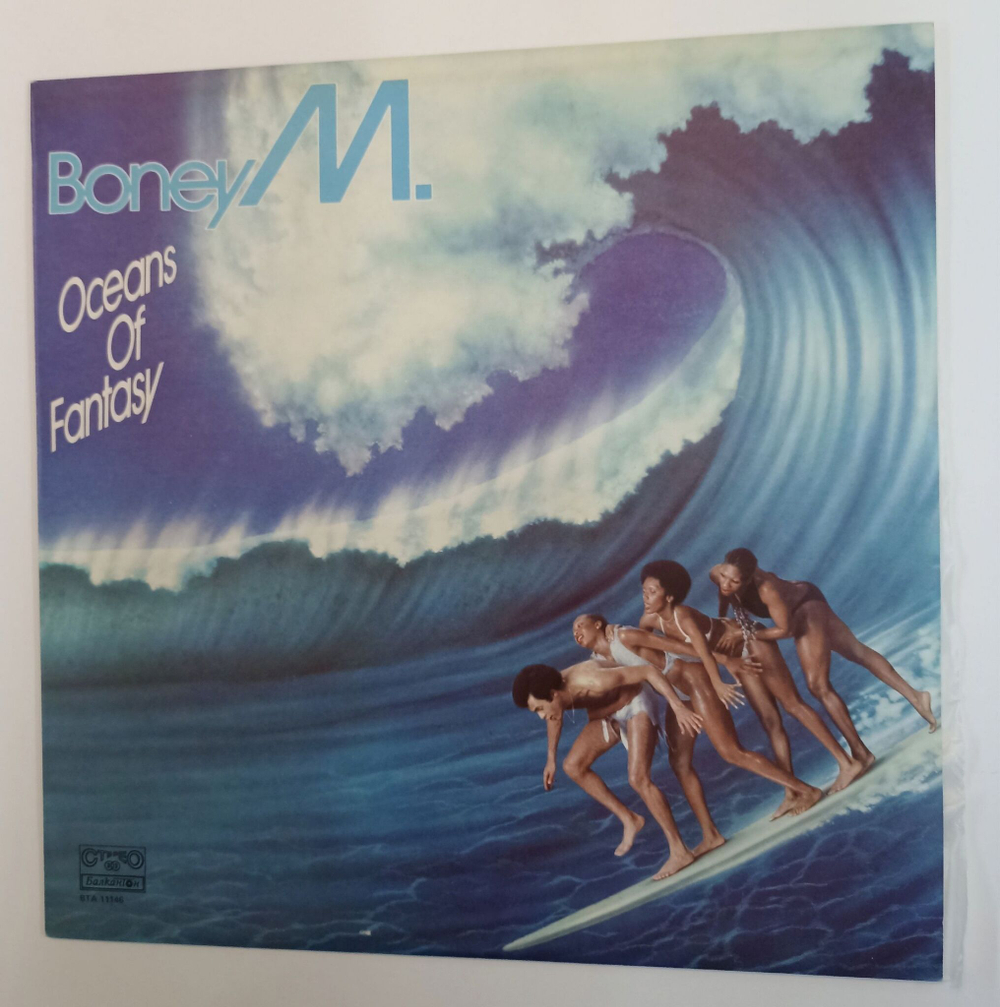 Винтажная виниловая пластинка LP Boney M. Oceans Of Fantasy (Болгария 1983)
