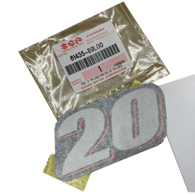 Suzuki 61435-89L00-0000 Наклейка капота Задняя ( 20 ) Оригинал