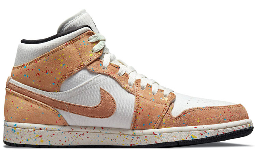 Air Jordan 1 Mid Se 'Brushstroke Paint Splatter'
