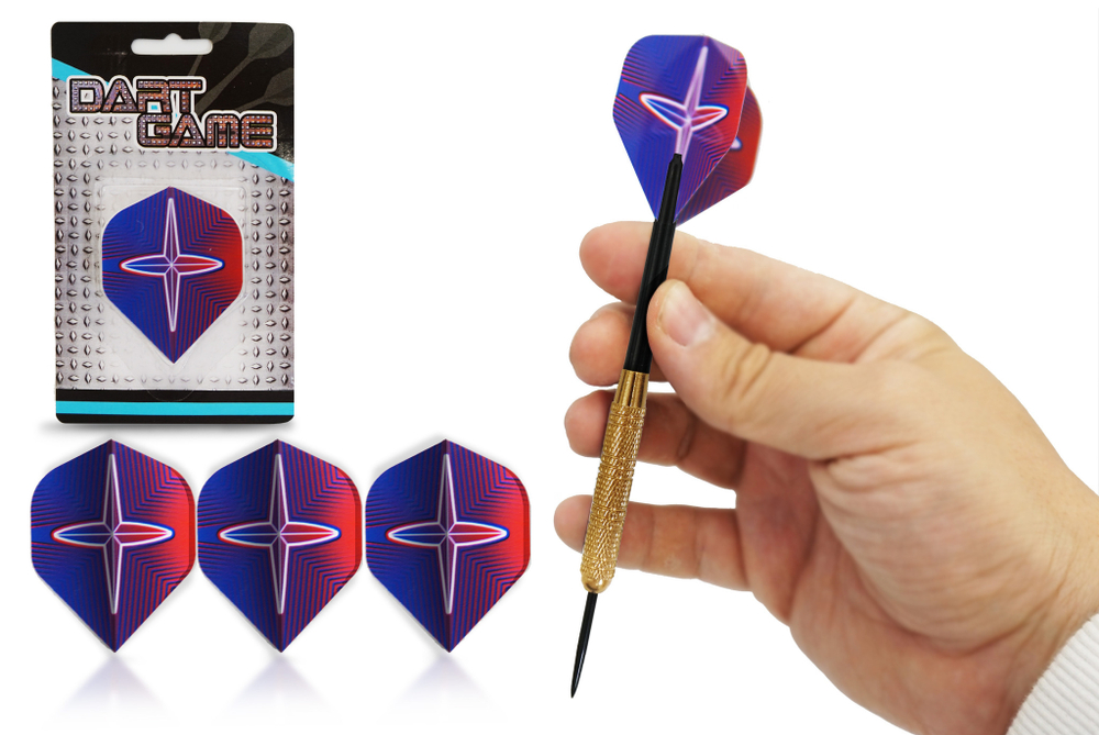 Набор оперений STAR BLUE RED 3 шт