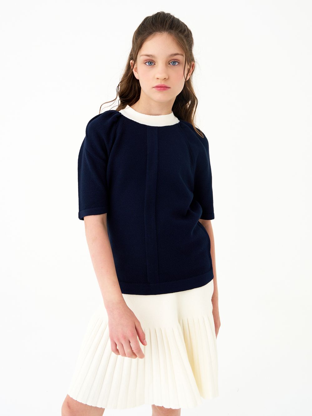 Джемпер для девочки AT1318 синий