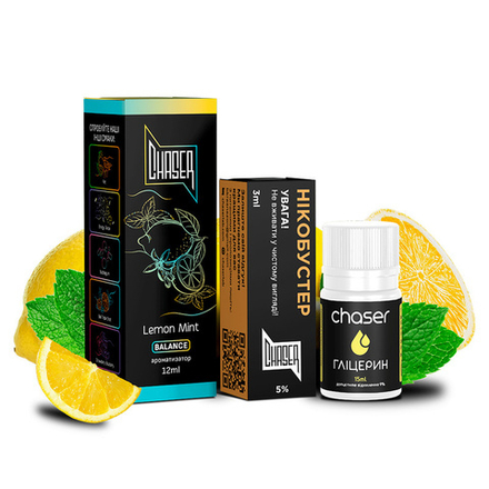 Chaser BLACK - Lemon Mint (30ml, 5% nic)