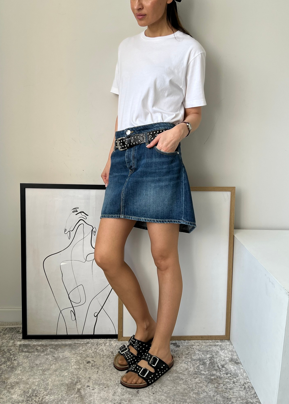Джинсовая юбка Pinko Denim, s/m