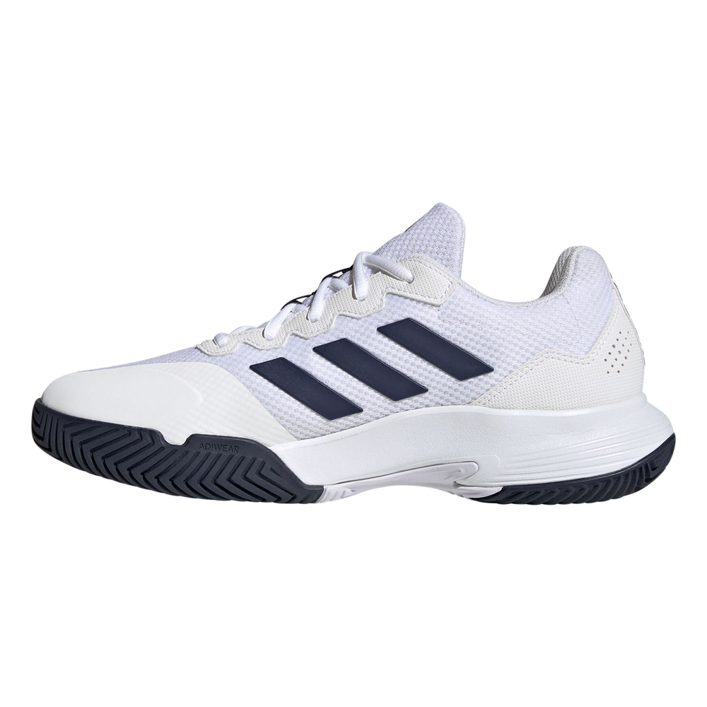 Мужские теннисные кроссовки adidas Gamecourt 2 All Court Shoe Men - White, Dark Blue