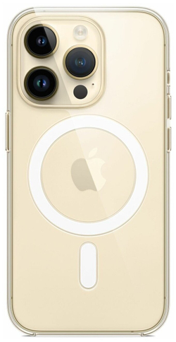 Чехол Deppa MagSafe для iPhone 14 Pro, прозрачный