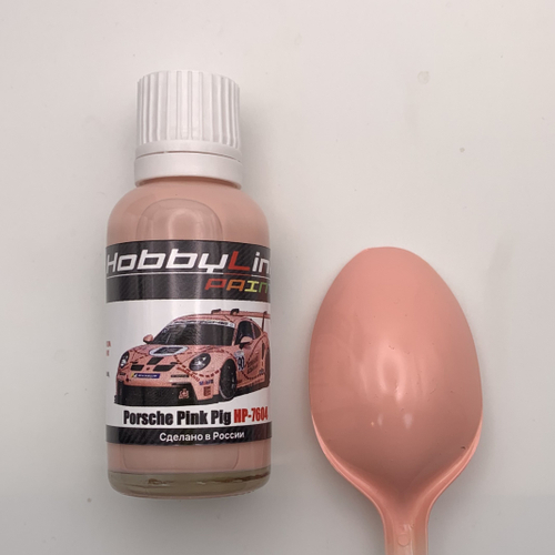 Краска лаковая HobbyLink Porsche Pink Pig HP-7604