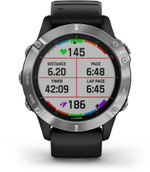 Умные часы Garmin Fenix 6, серебристый/черный