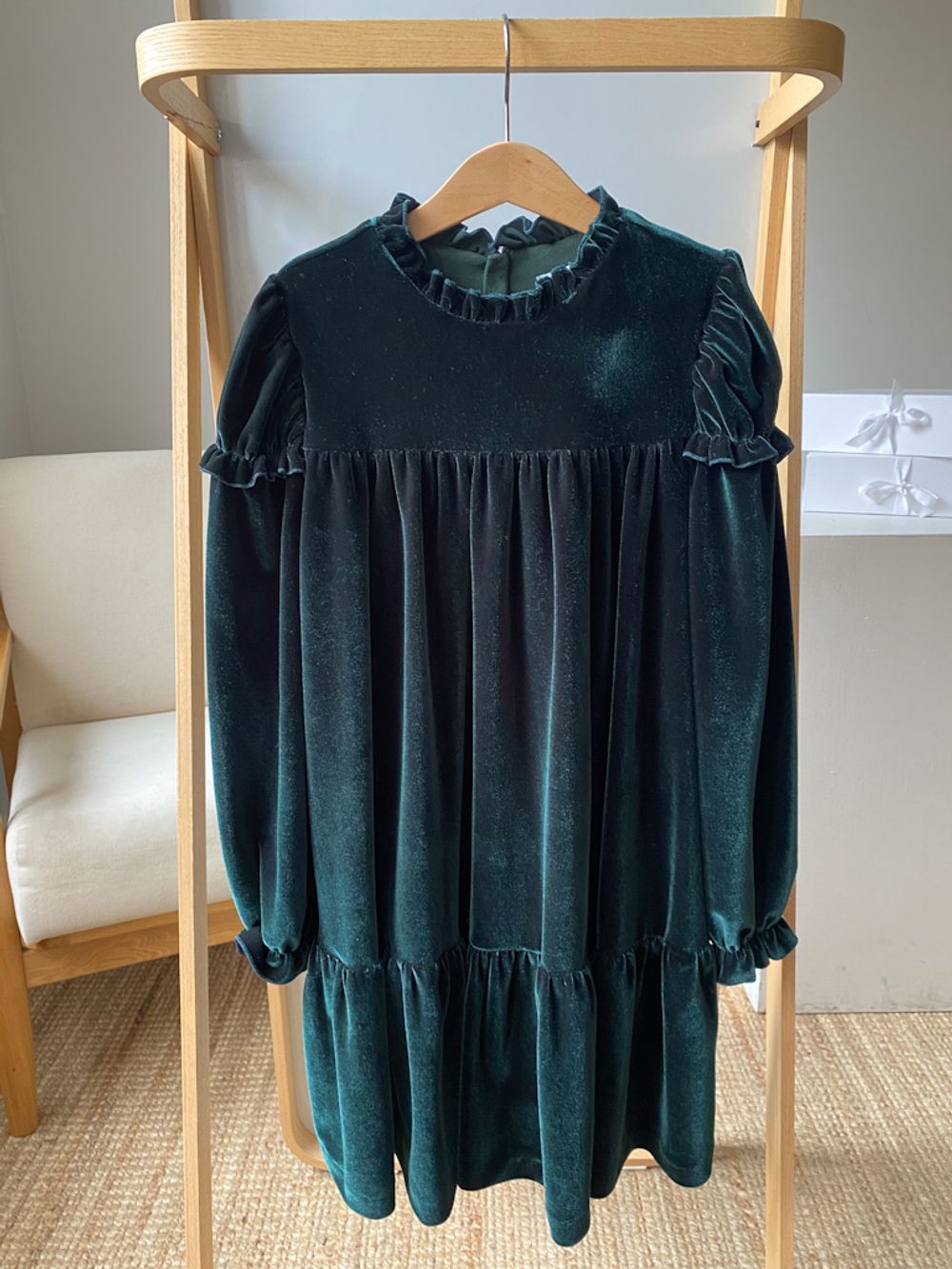 Бархатное платье Abel&Lula, 140