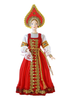 Кукла коллекционная Водоноска-казачка в летнем платье