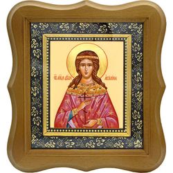 Акилина младшая Святая мученица. Икона на холсте.