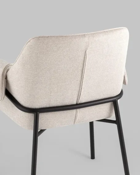 Стул-кресло Luras бежевая рогожка