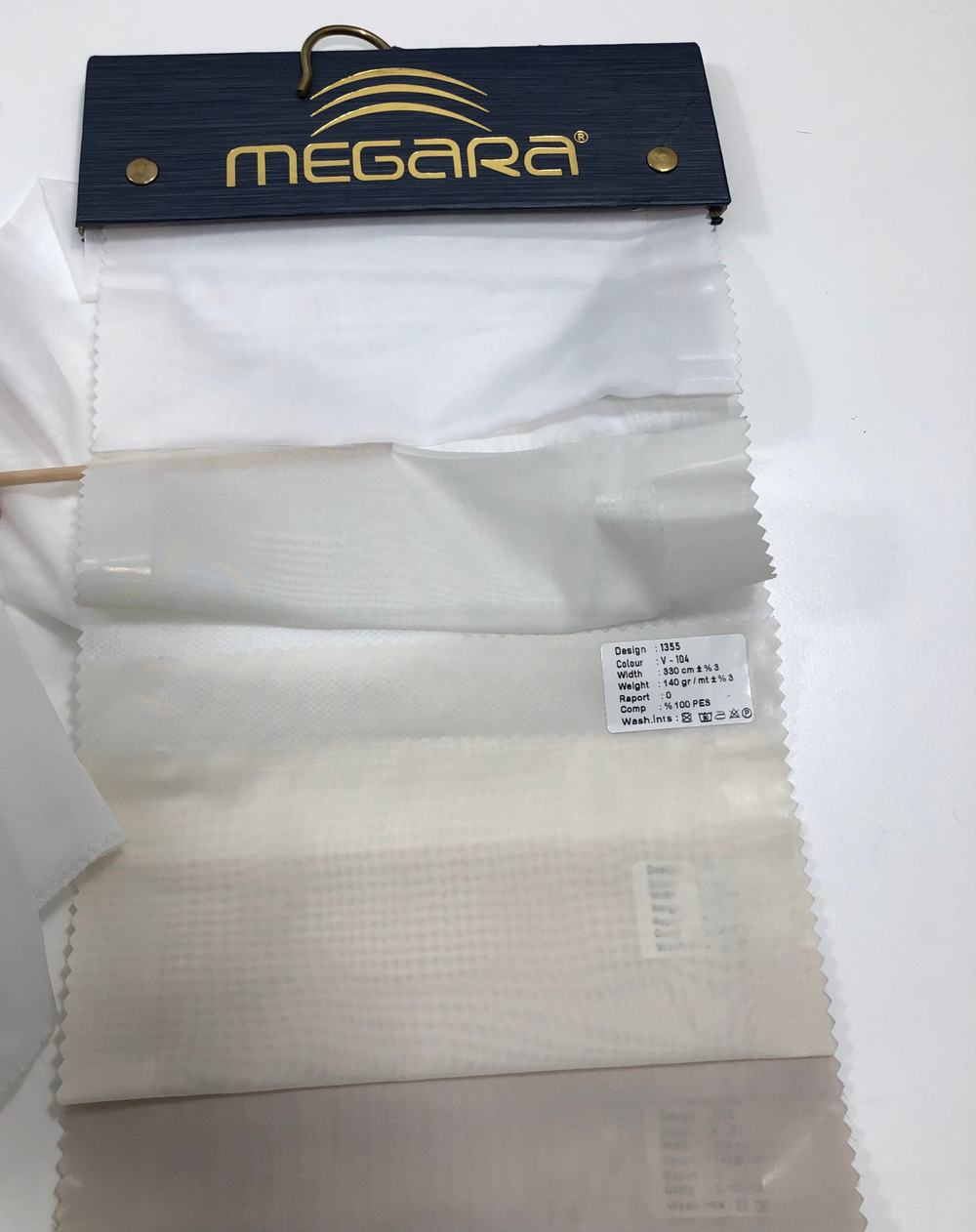 Тюль Megara арт. 1355 (высота 330 см, Турция)