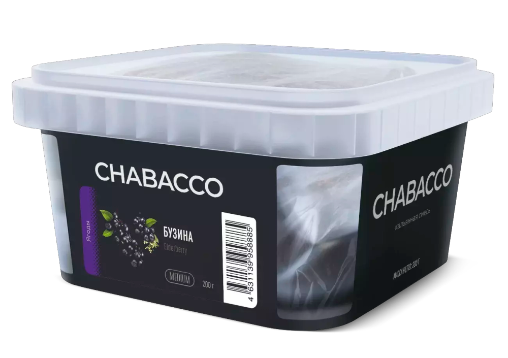 Chabacco Medium - Elderberry (200g)