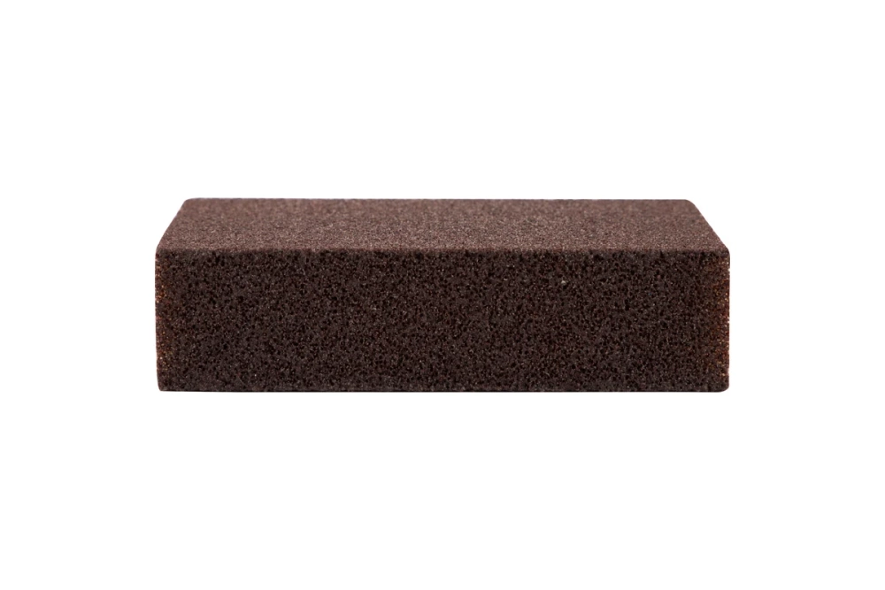 Кухонная губка Рыжий кот Карборундовая для сильных загрязнений, 9x6х2.5 см 104452