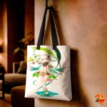 Сумка шоппер с принтом Genshin Impact