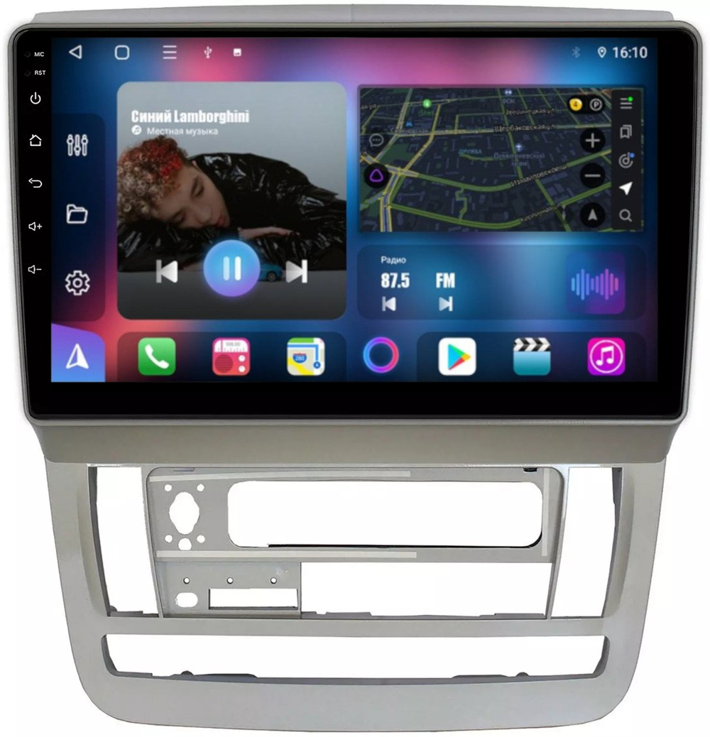 Магнитола для Toyota Alphard 2002-2005 - FarCar 9576M монитор 9" QLED на Android 13, 8 ядер (TS18), CarPlay, 4G SIM-слот