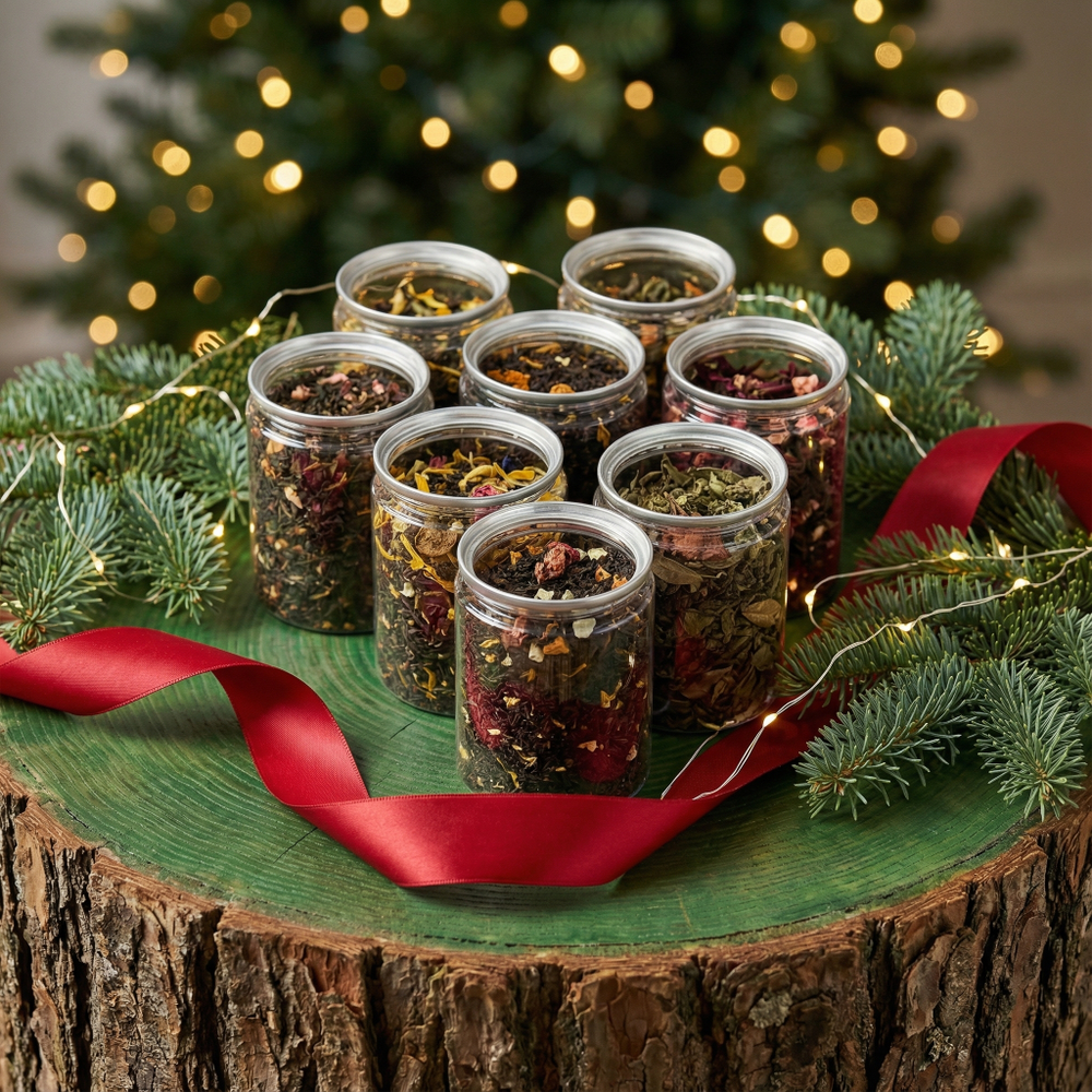 Подарочный набор чая в баночках