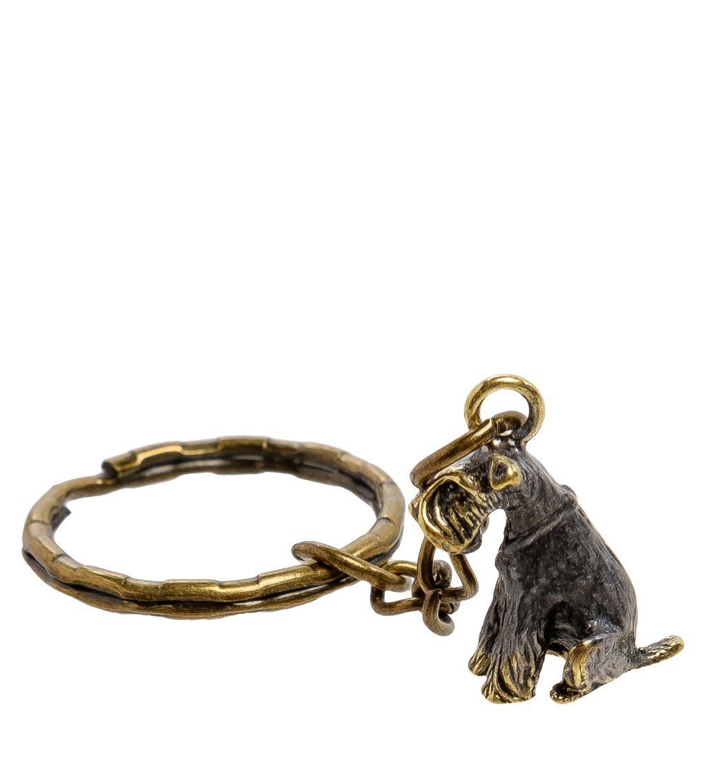 AM-2075 Брелок «Шнауцер» (латунь)