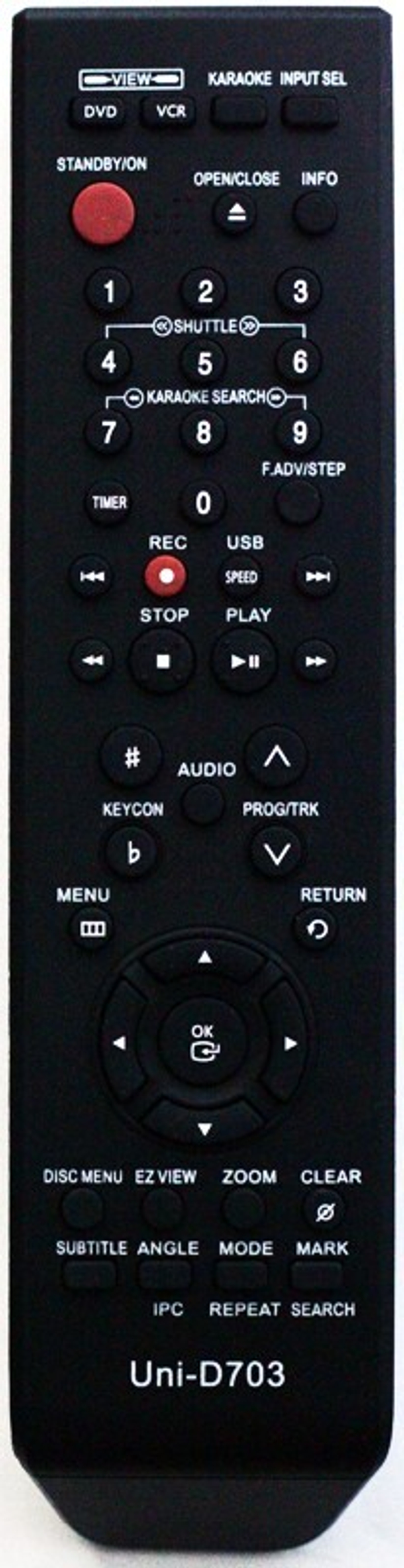 Пульт Samsung RM-D703 (универсальный ) как 00052E DVD+VCR