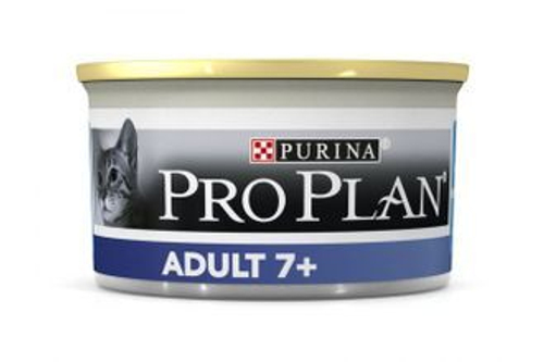 Purina Pro Plan Adult 7+ Консервы для кошек старше 7 лет с тунцом, 85 г