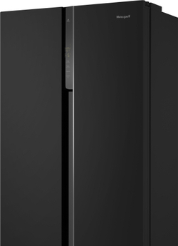 Холодильник Weissgauff WSBS 500 Inverter NoFrost Black Glass