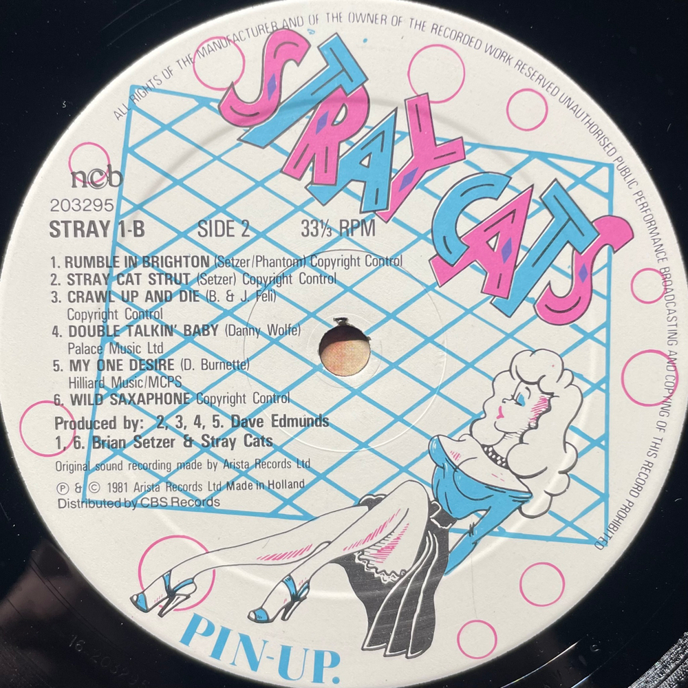 Stray Cats ‎– Stray Cats (Скандинавия 1981г.)