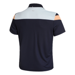 Мужское теннисное поло Fila Adrian Men - Dark Blue, Orange