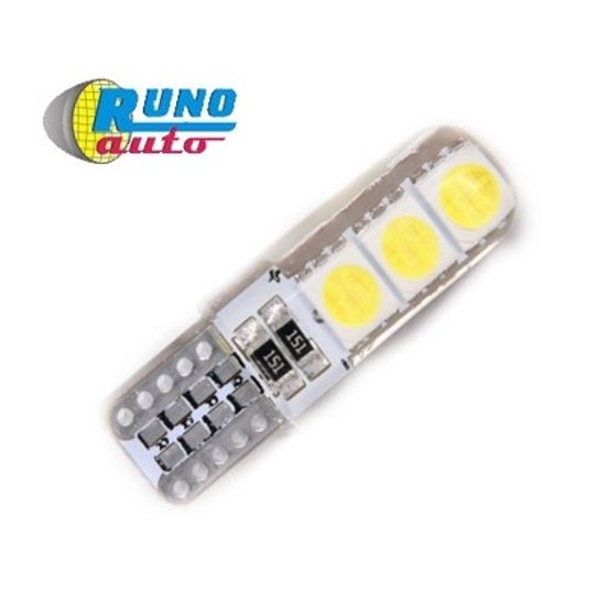 Светодиод габаритный T10-5050-6SMD-PCB-SILICAGEL Transparent