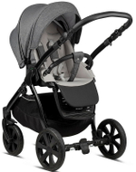 Детская коляска Noordi Fjordi 3 в 1 с автокреслом Terra Edusky Black 1132813/1302813 Dark Grey