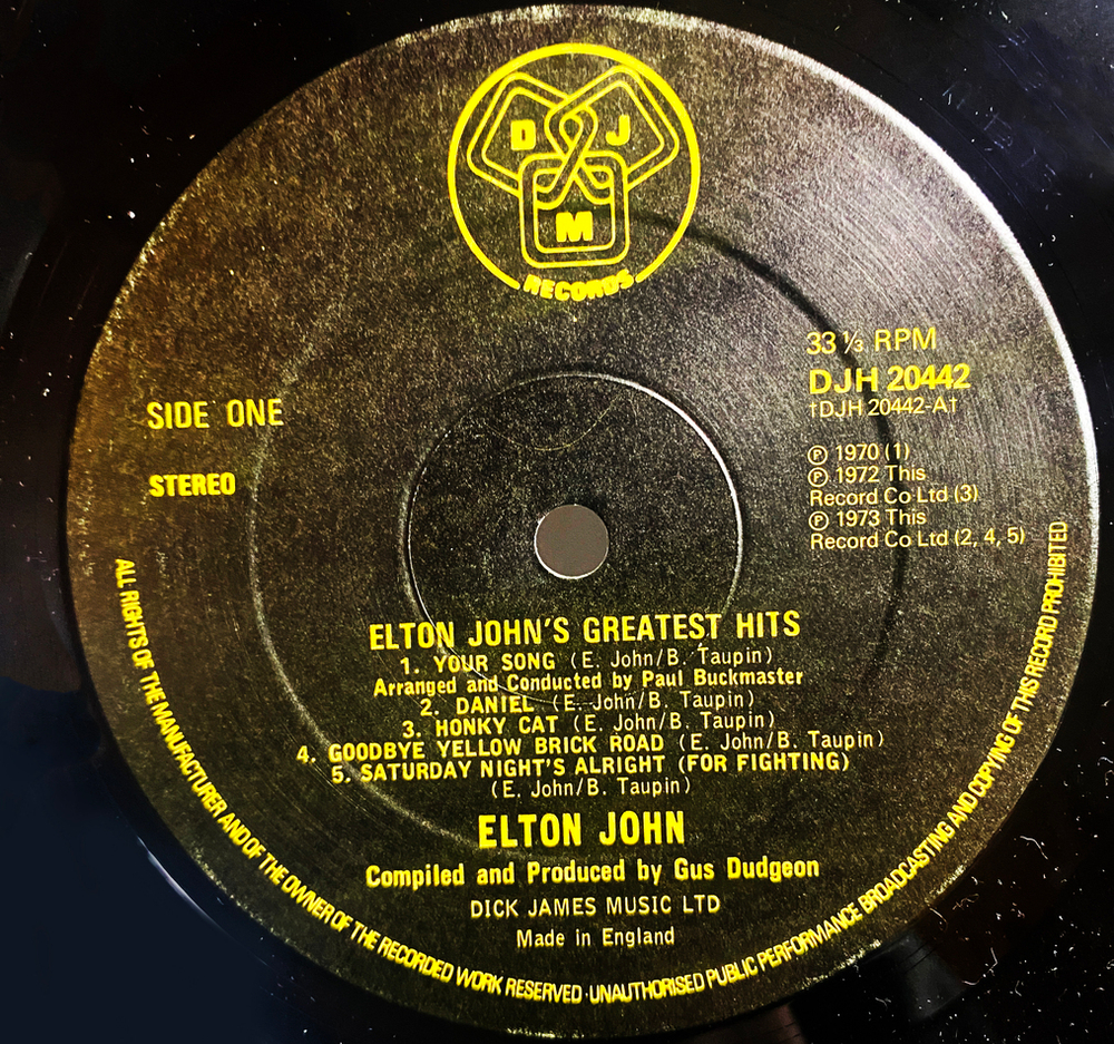 Elton John / Greatest Hits (LP)