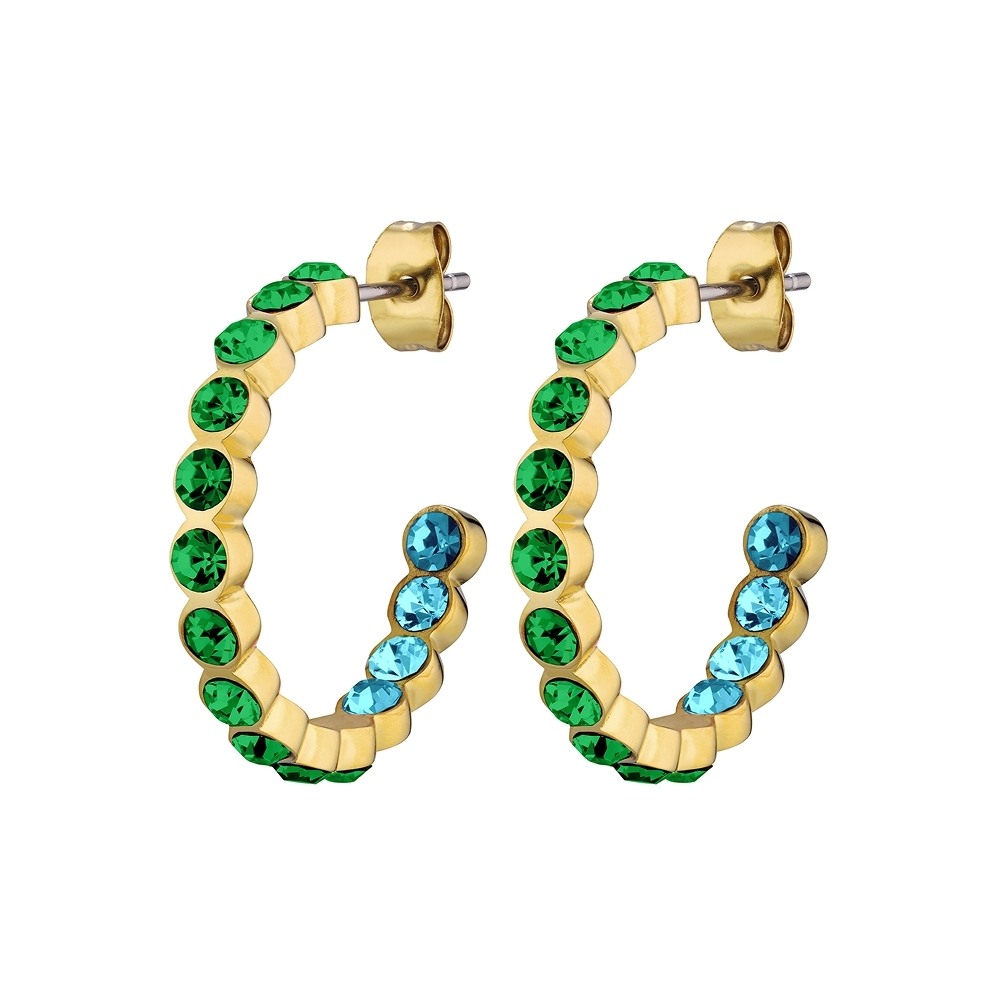 Серьги Dyrberg Kern HOLLY SG GREEN 390107
