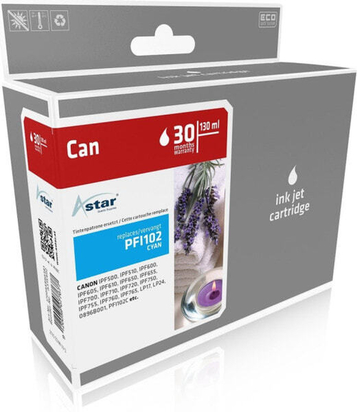 Картридж струйный голубой 1 шт Astar AS15402