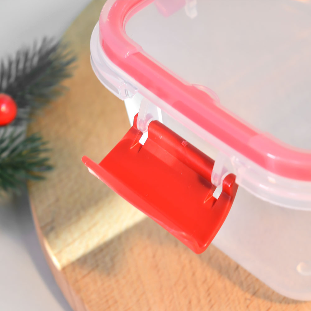 Контейнер 0,75л герметичный "Butterfly bright" (красный)