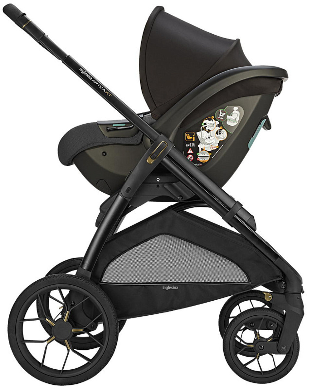 Коляска Inglesina Aptica XT Darwin i-Size System Quattro 4 в 1 2025 Magnet Grey