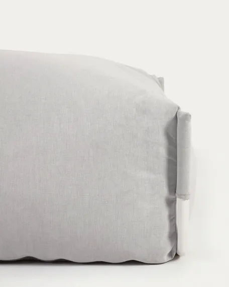 Пуф уличный Square для модульного дивана 100x100 светло-серый