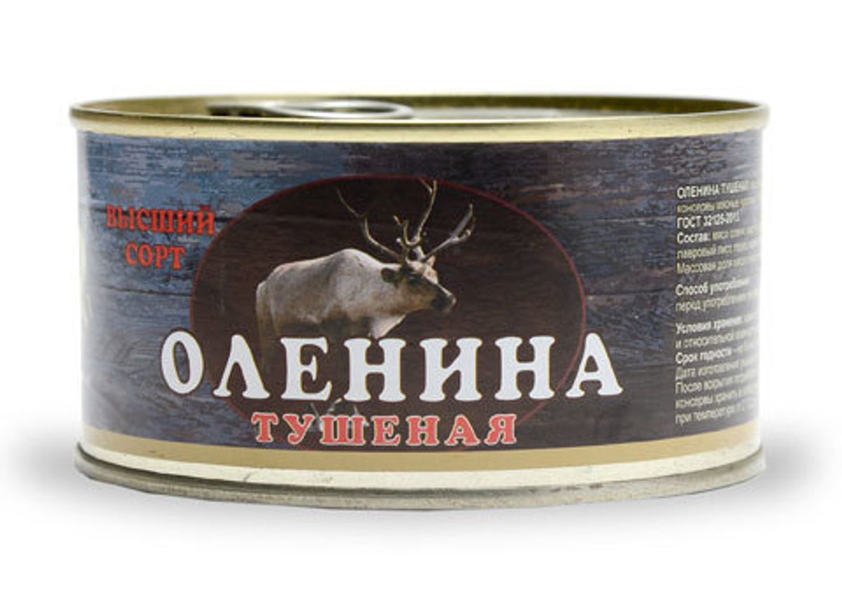 Тушенка из оленины, 325г