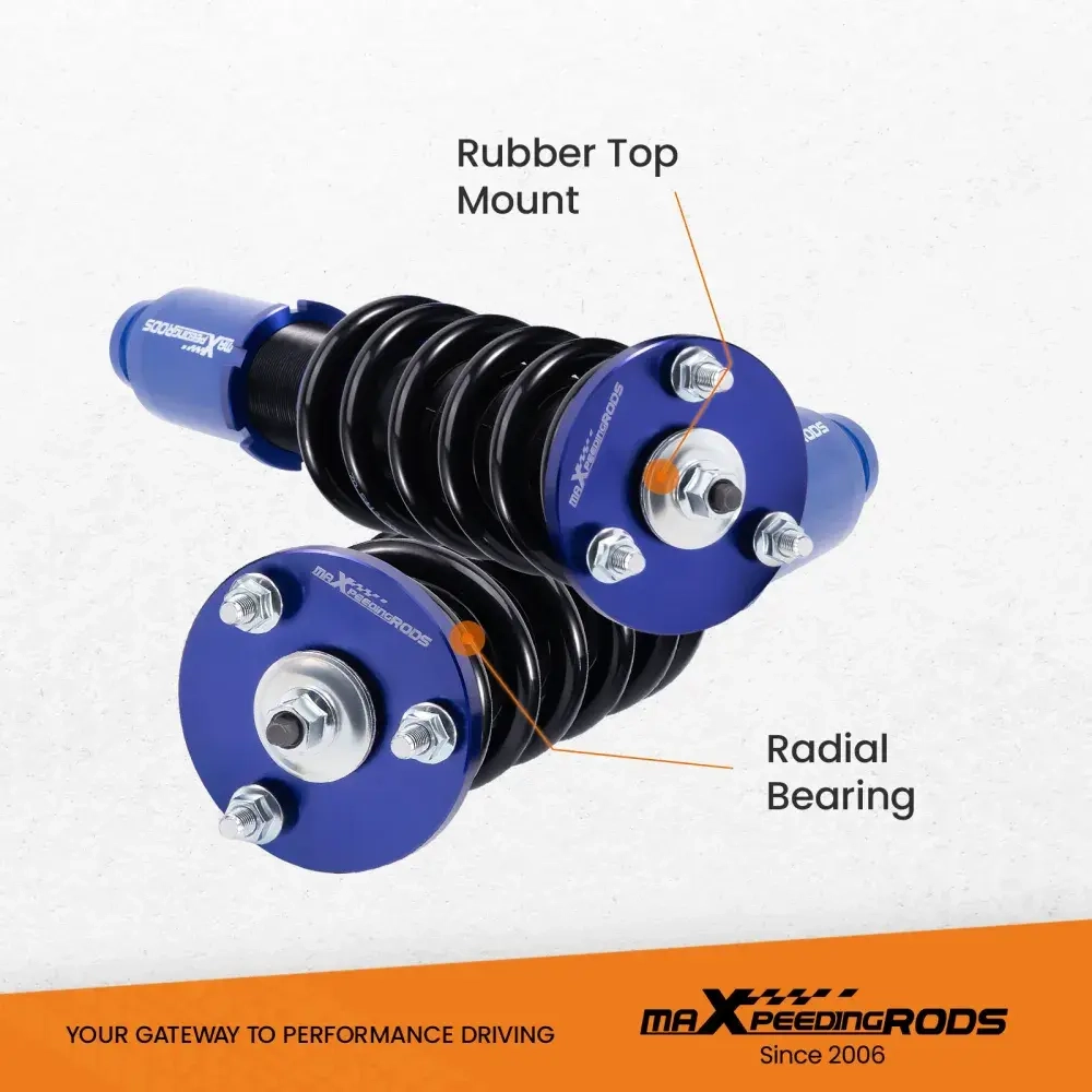 Комплект для автомобиля Honda Accord 1994-1997 и для автомобиля Acura CL 97-99 Adj. Height Shock Strut Coilovers Blue lowering kit