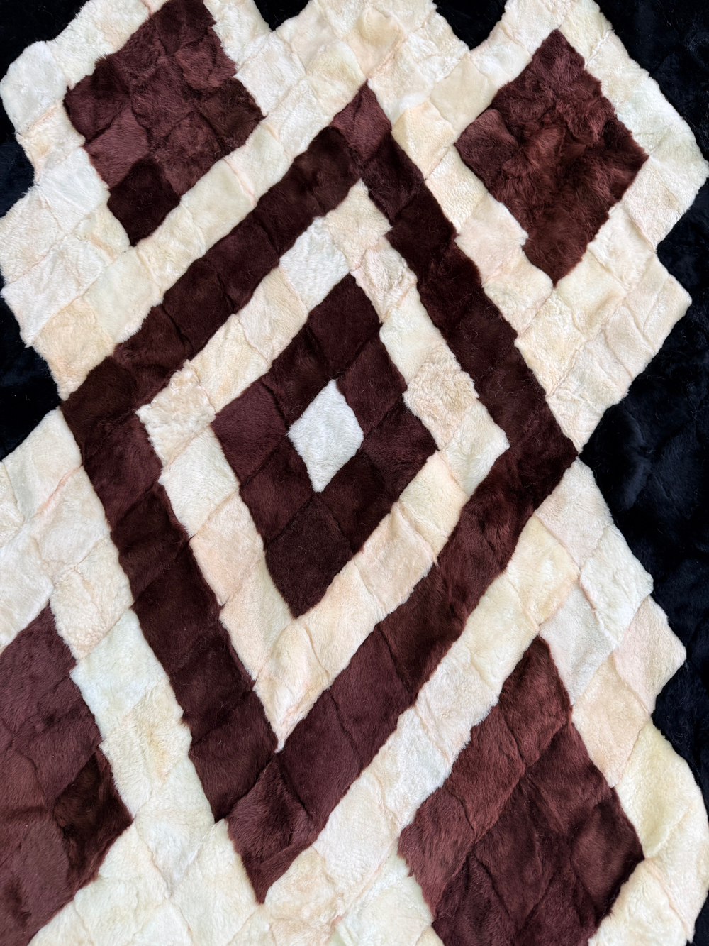 Покрывало меховое ковер из шкуры овчины