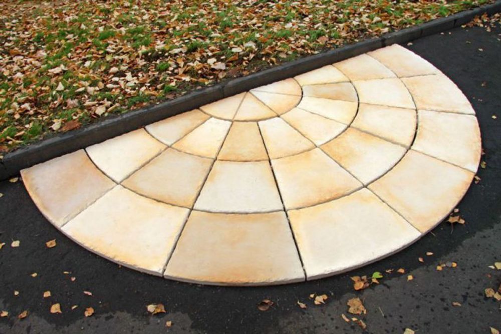 White Hills - Радиальная тротуарная плитка R2900-X4