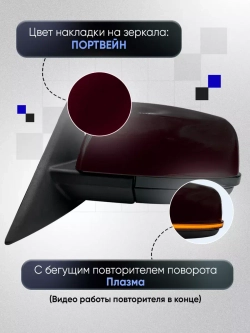 Зеркала ваз 2110-2112 2170-2171 Электропривод Обогрев