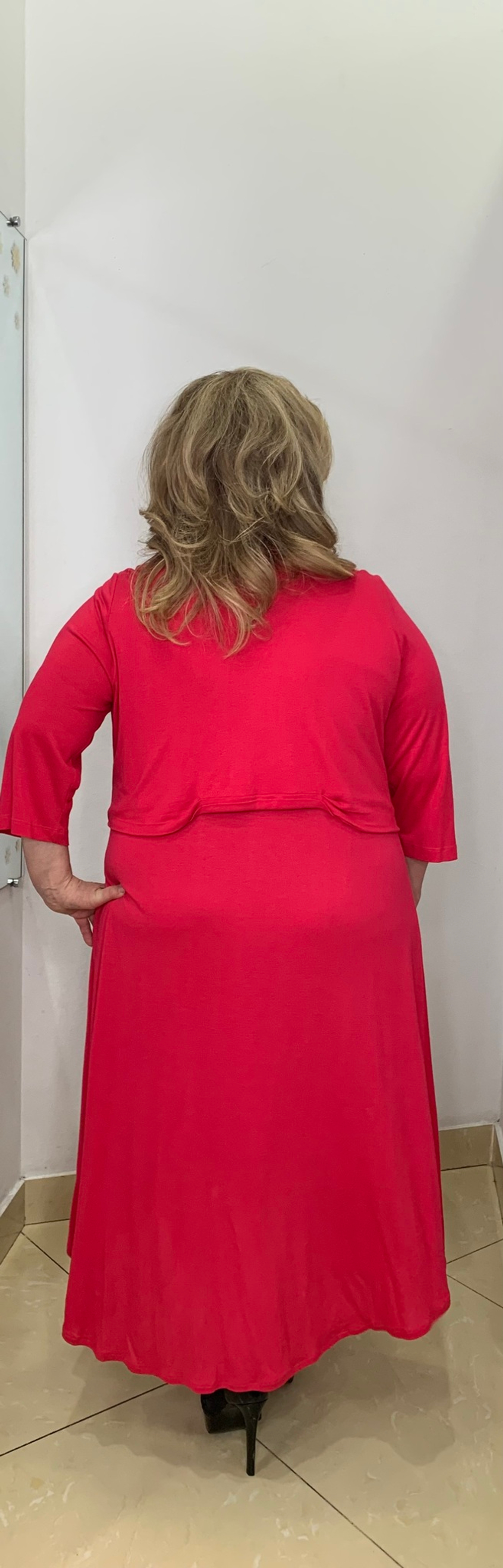 Малиновая немецкая двойка - сарафан + болеро