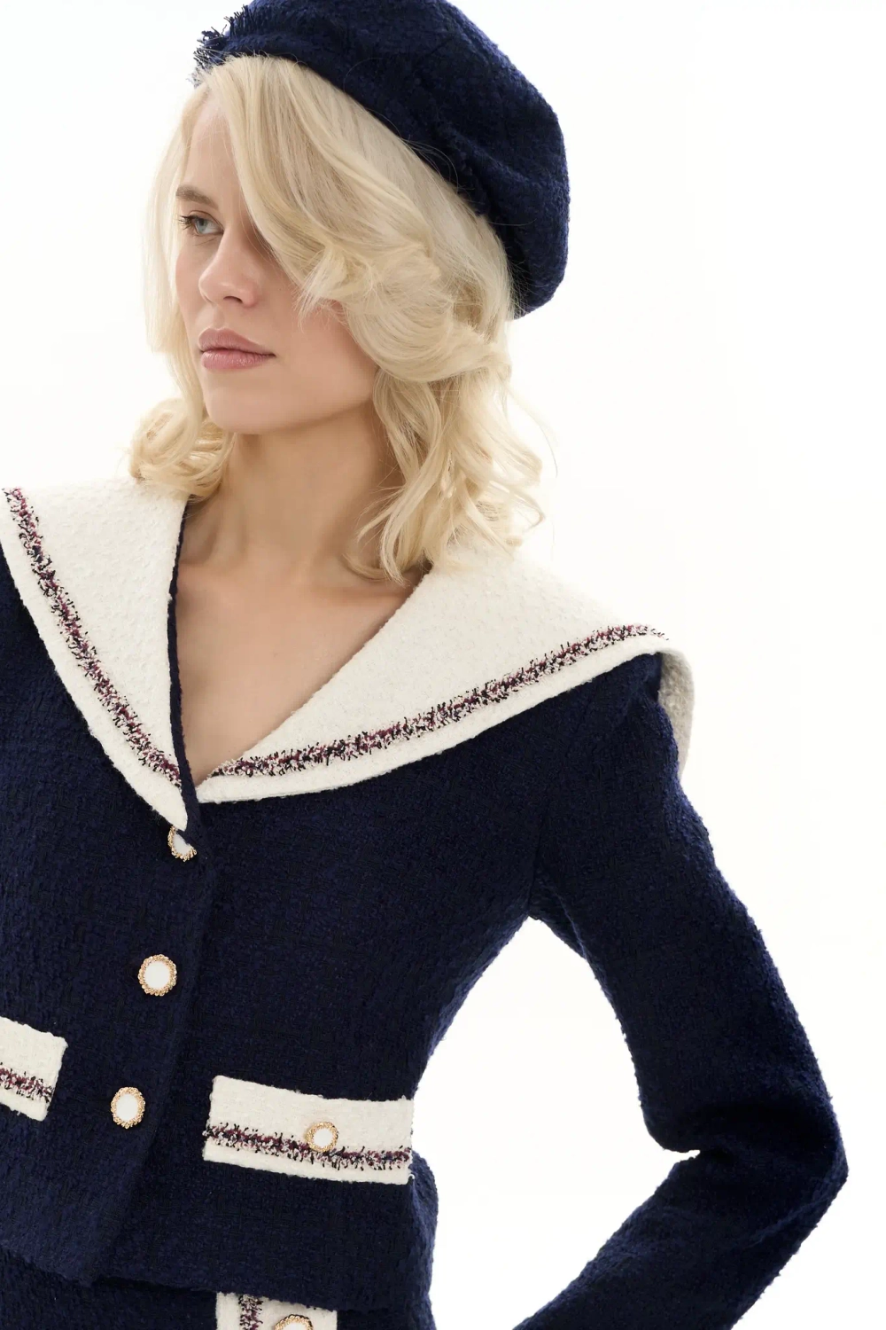 Берет синий