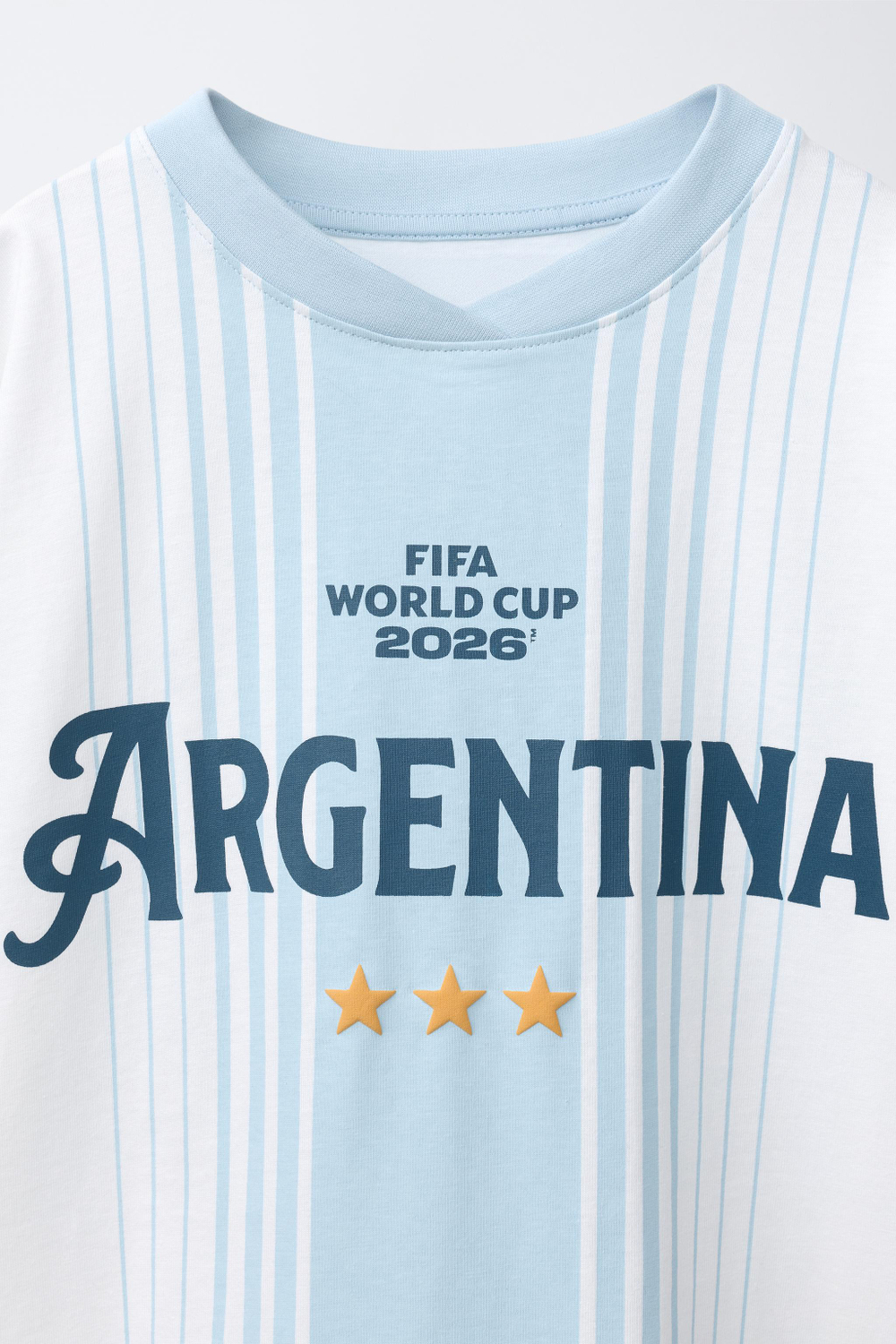 ZARA ФУТБОЛКА СБОРНОЙ АРГЕНТИНЫ FIFA WORLD CUP ™ 2026, СИНИЙ