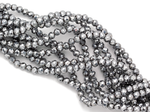 Нить бусин из гематита 3,7мм, огранка