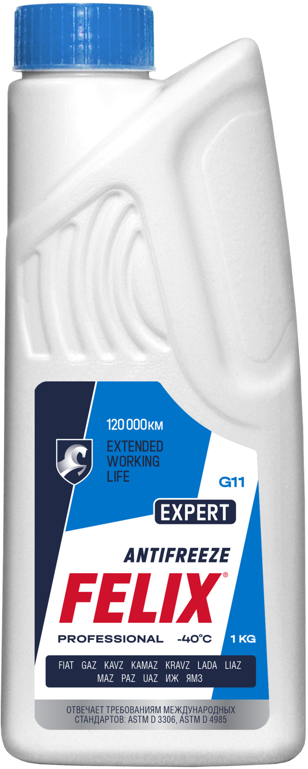 Антифриз Felix Expert голубой белая канистра 1 кг ТС-40
