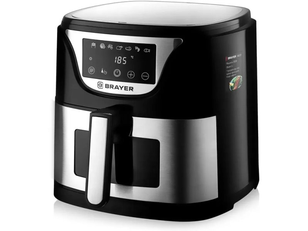 Аэрогриль Brayer BR2037 черный/серебристый