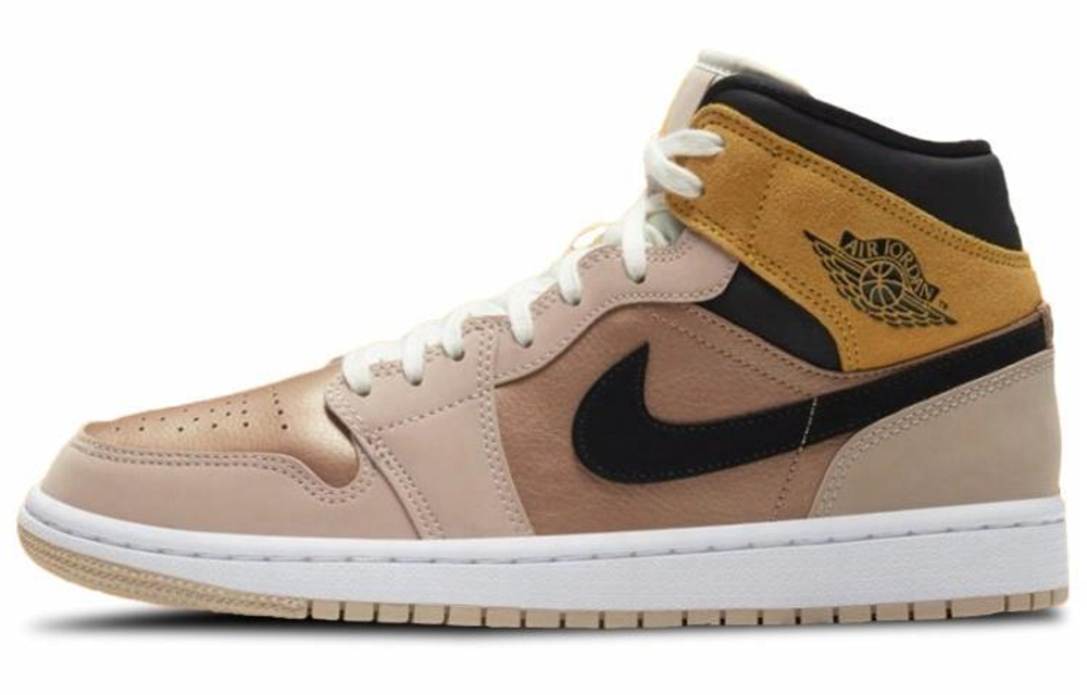 Кроссовки Jordan Air Jordan 1 Mid Se "Particle Beige" (Женская размерная сетка)