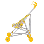 Коляска-трость для куклы, желтая, пакет 812CS