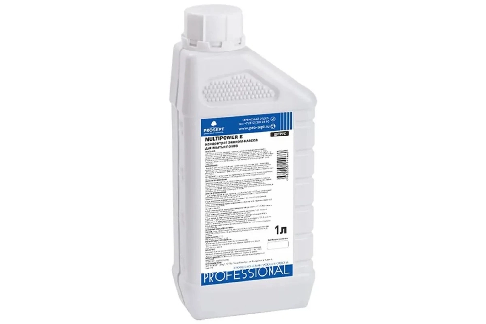 Prosept Multipower E Citrus средство эконом–класса для мытья полов Цитрус, 1 л. Prosept